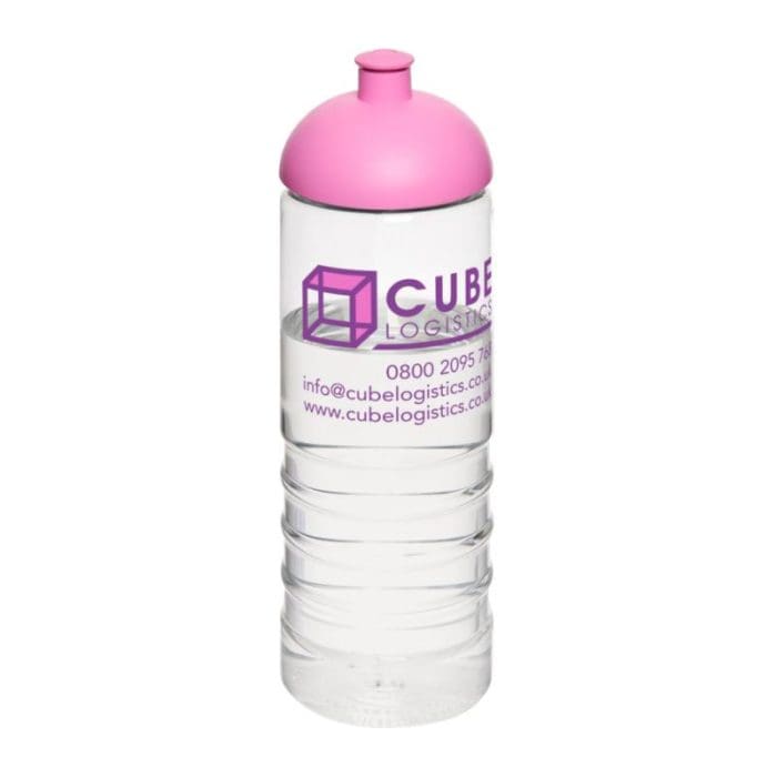 Active Treble Dome Lid Bottle 750ml CLR PK