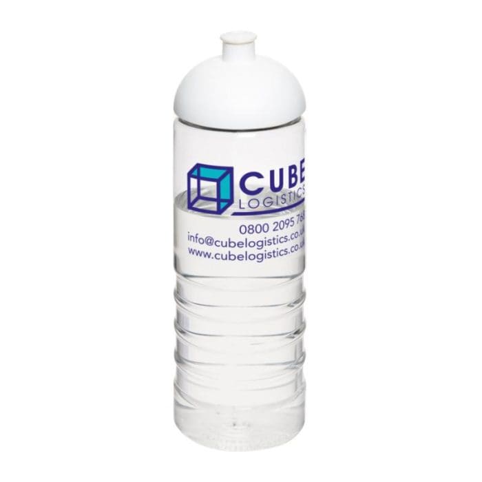 Active Treble Dome Lid Bottle 750ml CLR WH