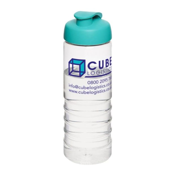 Active Treble Flip Lid Bottle 750ml CLR AQ