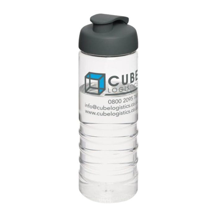 Active Treble Flip Lid Bottle 750ml CLR GRY