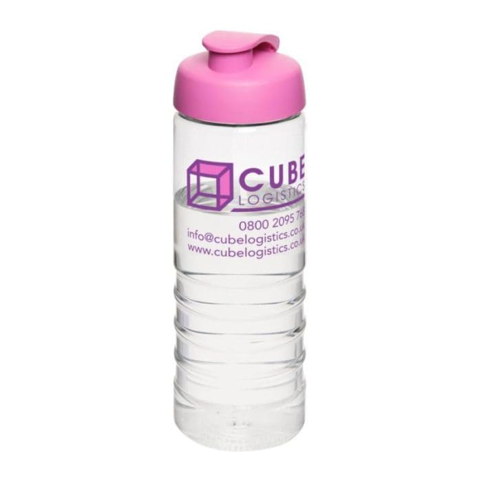 Active Treble Flip Lid Bottle 750ml CLR PK