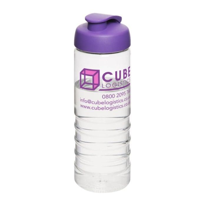 Active Treble Flip Lid Bottle 750ml CLR PL