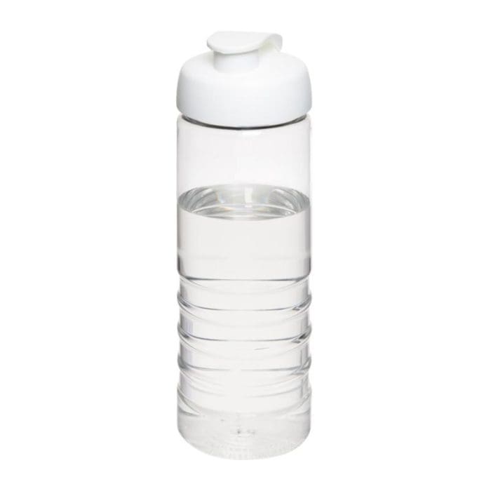 Active Treble Flip Lid Bottle 750ml CLR WH