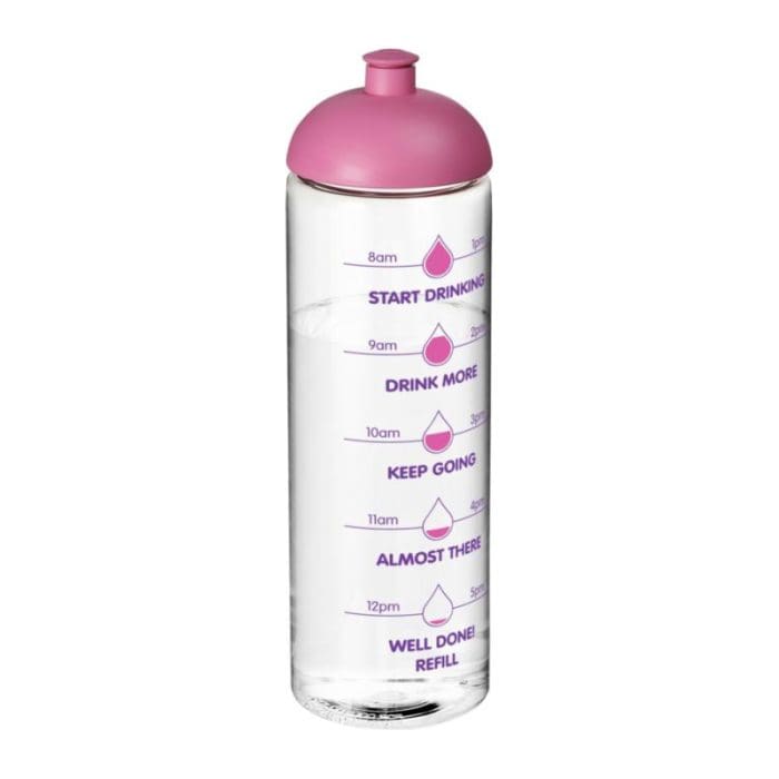 Active Vibe Dome Lid Sport Bottle 850ml CLR PK