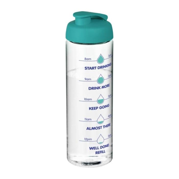 Active Vibe Flip Lid Bottle 850ml CLR AQ