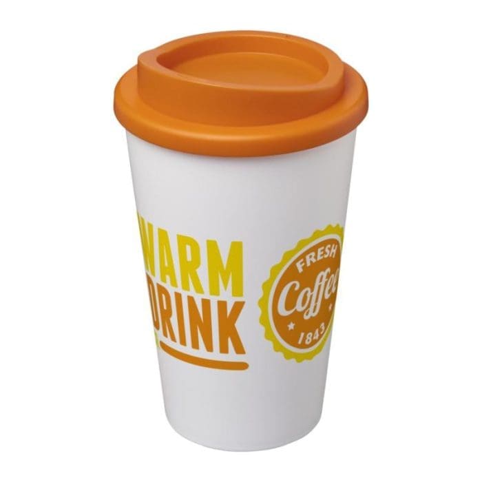 Americano Insulated Tumbler 350ml WH OR