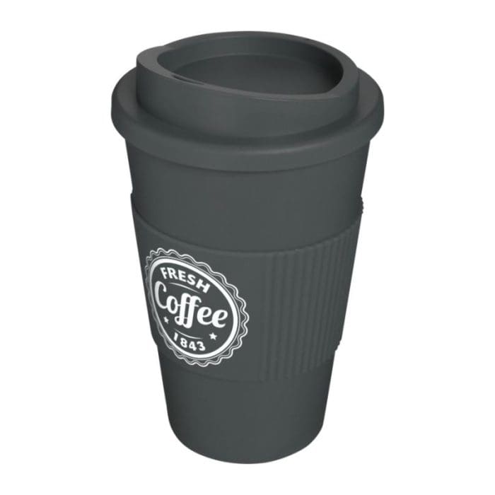 Americano Insulated Tumbler with Grip 350ml GRY