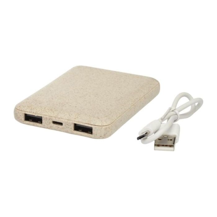 Asama 5000 mAh Wheat Straw Powerbank 2