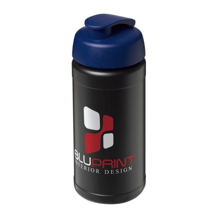 Baseline Plus Flip Lid Sports Bottle 500ml BK BL