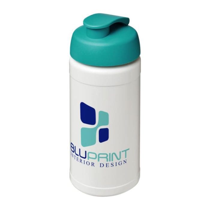 Baseline Plus Flip Lid Sports Bottle 500ml WH AQ