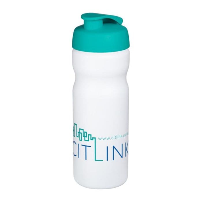 Baseline Plus Flip Lid Sports Bottle 650ml WH AQ