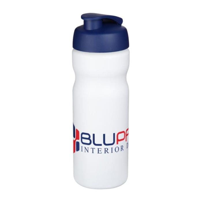 Baseline Plus Flip Lid Sports Bottle 650ml WH BL