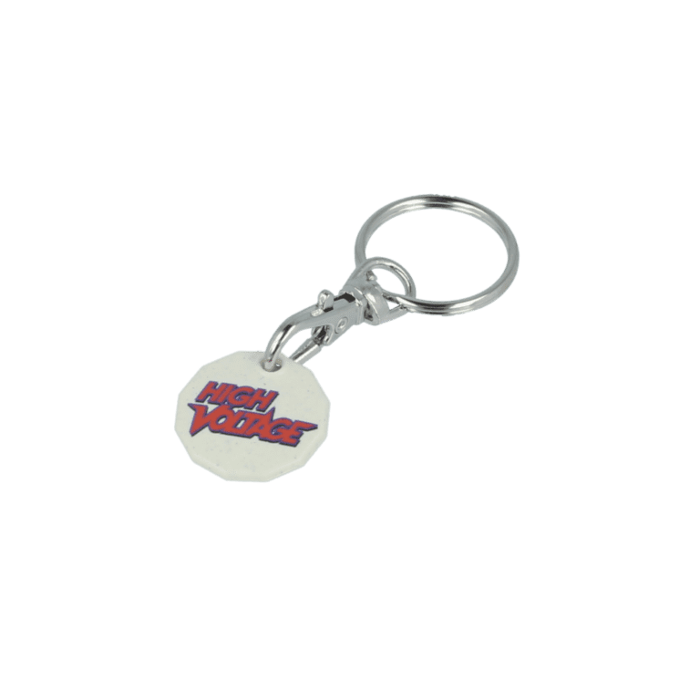 Biodegradable Trolley Coin Keyring