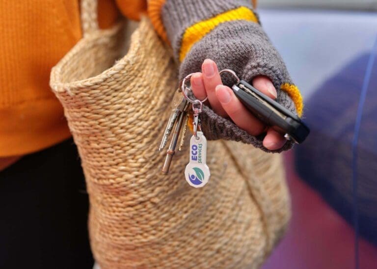 Biodegradable Trolley Stick Keyring