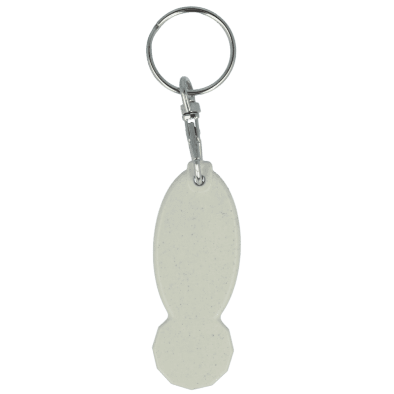 Biodegradable Trolley Stick Keyring Oval Tor