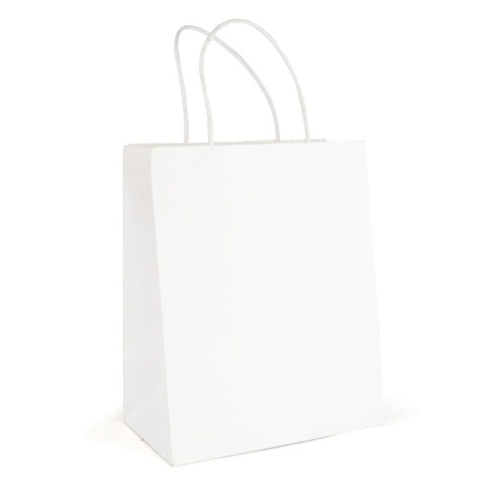 Brunswick White Medium Paper Bag 2