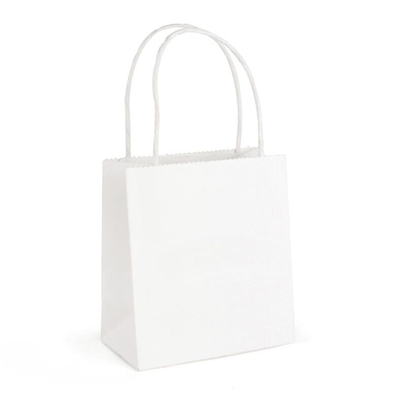 Brunswick White Small Paper Bag 2