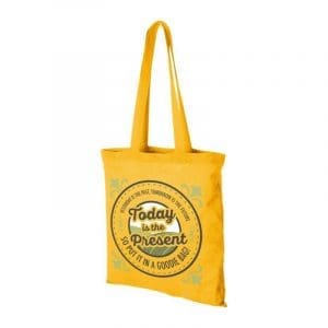 Coloured Cotton Shopper Tote Bags YL