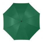 Printed golf umbrella with EVA handle with printed logo top view