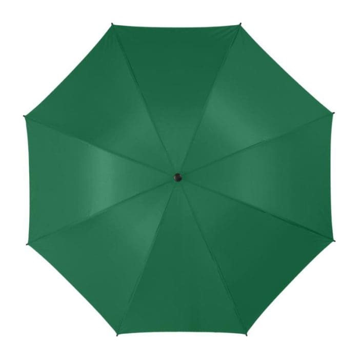 Printed golf umbrella with EVA handle with printed logo top view