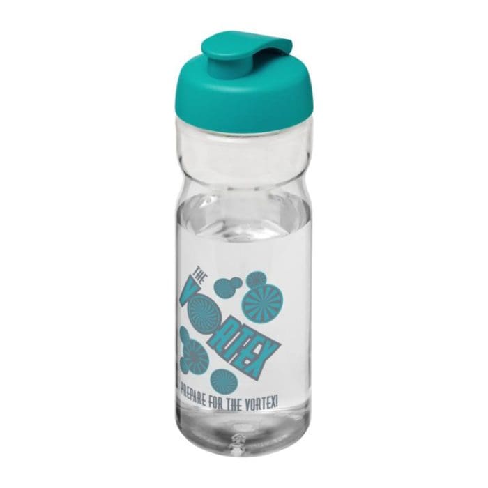 H2O Active Base Flip Lid Bottle 650ml CLR AQ