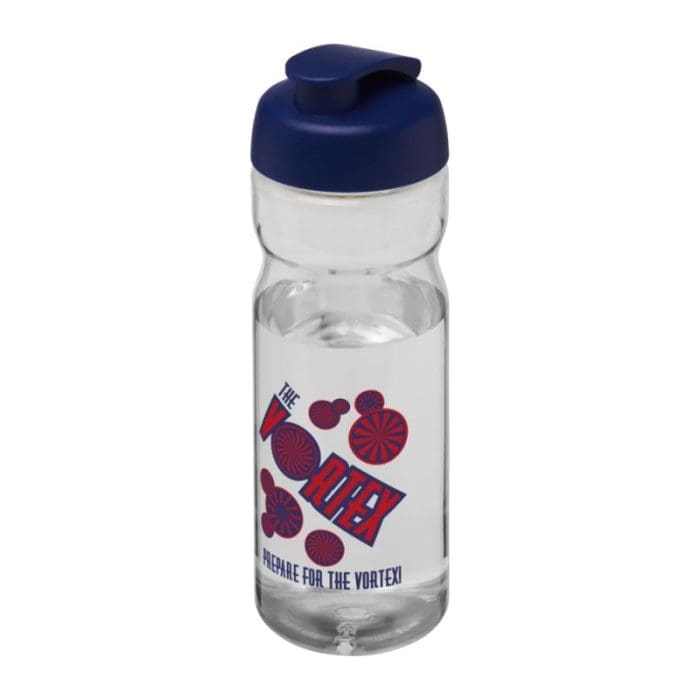 H2O Active Base Flip Lid Bottle 650ml CLR BL