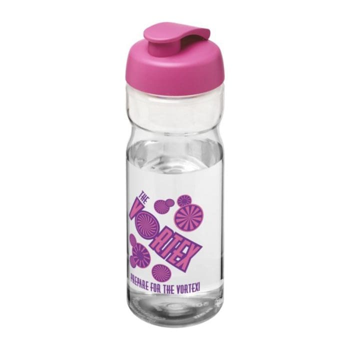 H2O Active Base Flip Lid Bottle 650ml CLR PK