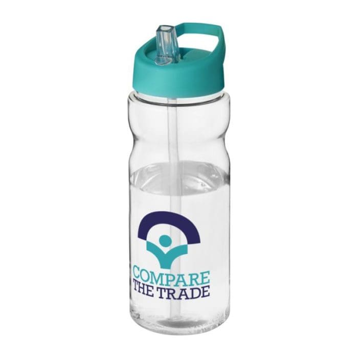 H2O Active Base Spout Lid Bottle 650ml CLR AQ