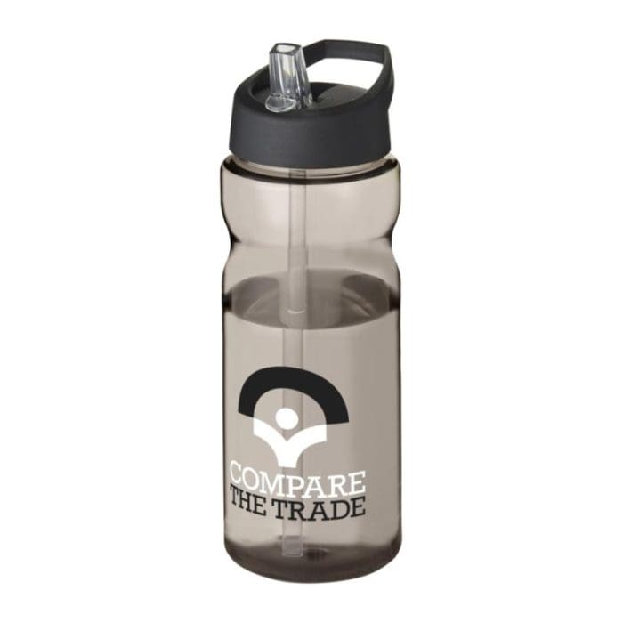 H2O Active Base Spout Lid Bottle 650ml GRY BK