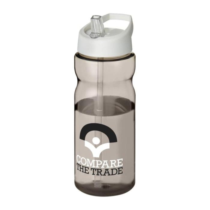 H2O Active Base Spout Lid Bottle 650ml GRY WH