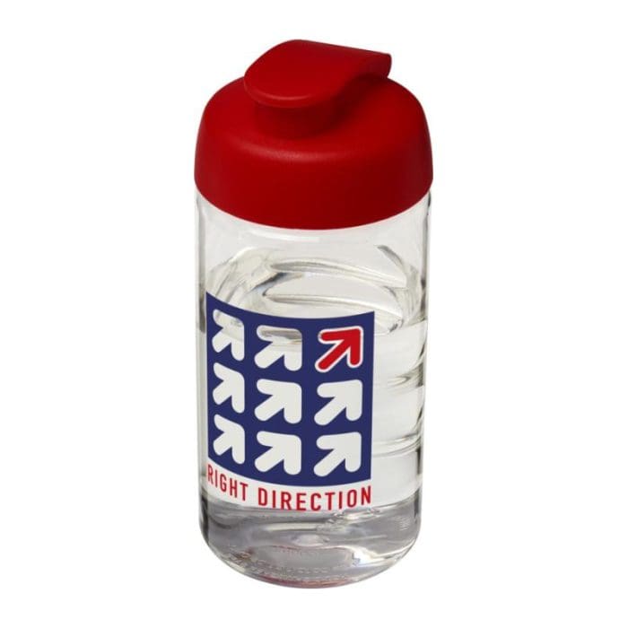 H2O Active Bop Flip Lid Bottle 500ml CLR RD