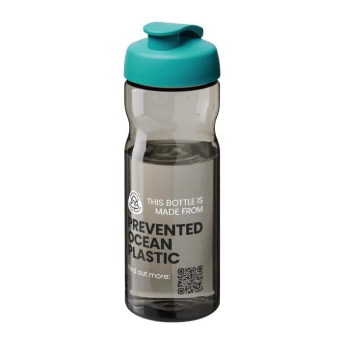 H2O Active Eco Base Flip Lid Bottle 650ml GRY AQ