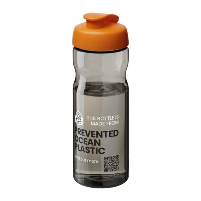 H2O Active Eco Base Flip Lid Bottle 650ml GRY OR