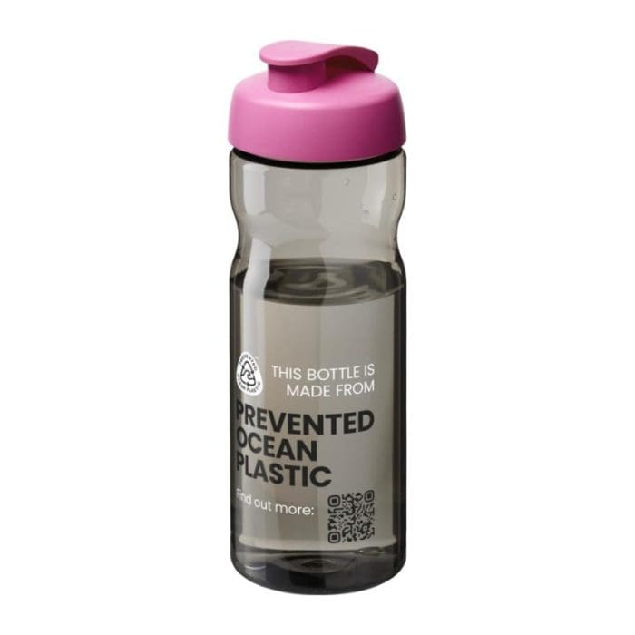 H2O Active Eco Base Flip Lid Bottle 650ml GRY PK