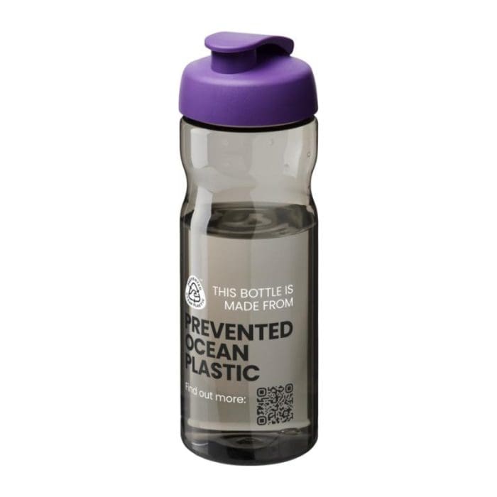 H2O Active Eco Base Flip Lid Bottle 650ml GRY PL