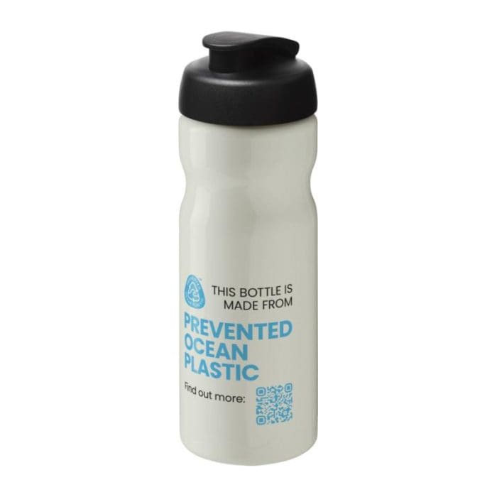 H2O Active Eco Base Flip Lid Bottle 650ml IVO BK