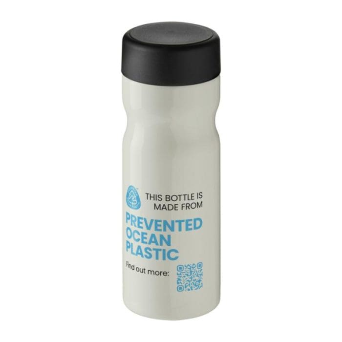 H2O Active Eco Base Screw Lid Bottle 650ml IVO BK