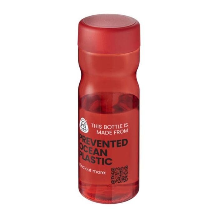 H2O Active Eco Base Screw Lid Bottle 650ml RD