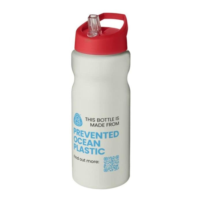 H2O Active Eco Base Spout Lid Bottle 650ml IVO RD