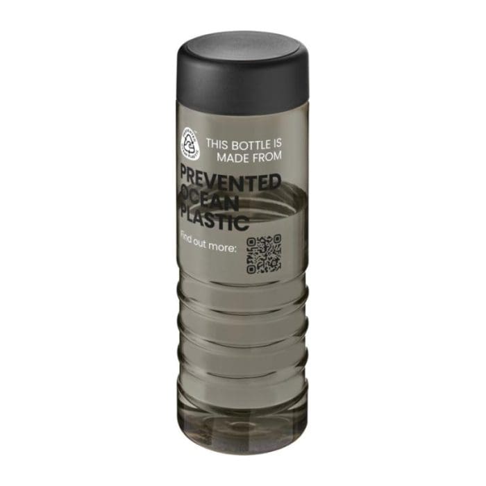 H2O Active Eco Treble Screw Lid Bottle 750ml GRY BK