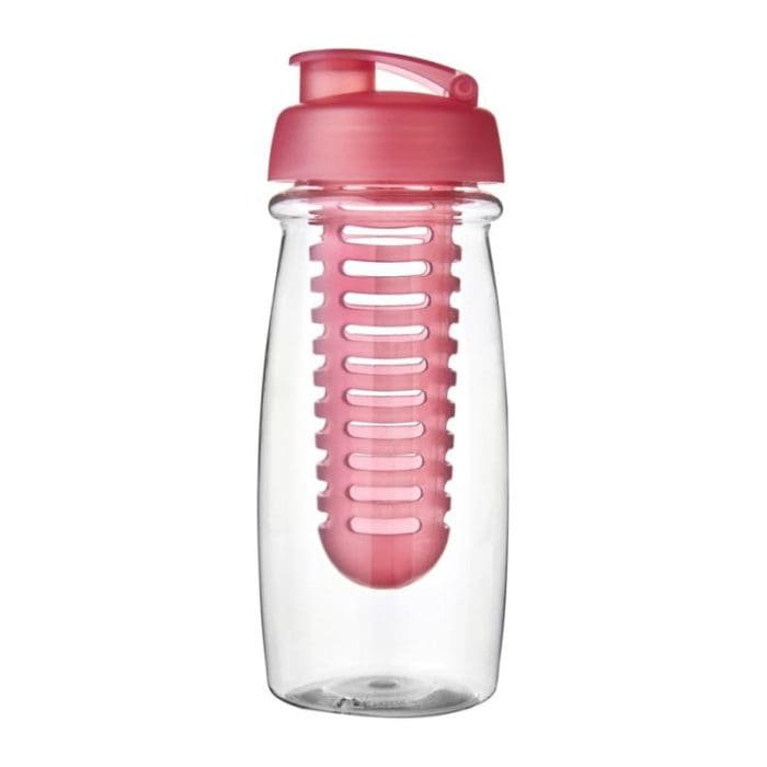 H2O Active Pulse Flip Lid Infuser Bottle 600ml 10