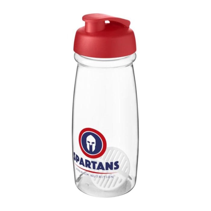 H2O Active Pulse Flip Lid Shaker Bottle 600ml RD