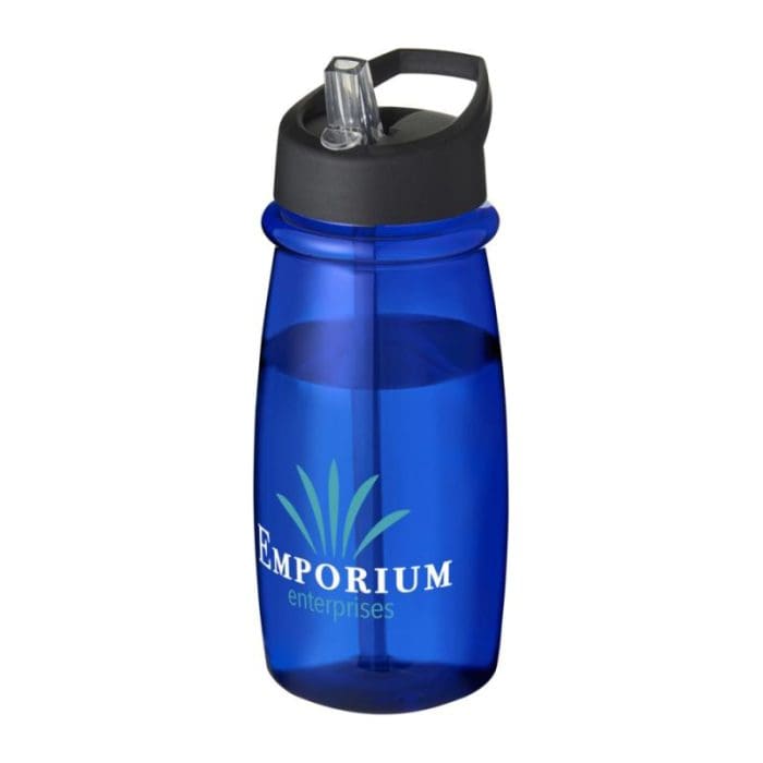 H2O Active Pulse Spout Lid Bottle 600ml BL BK