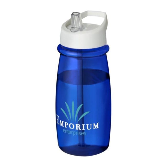 H2O Active Pulse Spout Lid Bottle 600ml BL WH