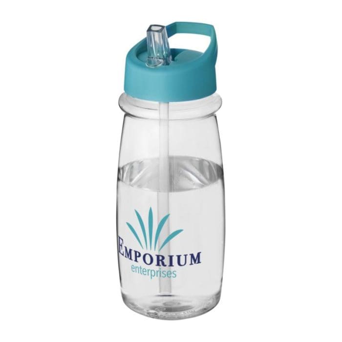 H2O Active Pulse Spout Lid Bottle 600ml CLR AQ