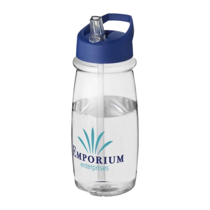 H2O Active Pulse Spout Lid Bottle 600ml CLR BL