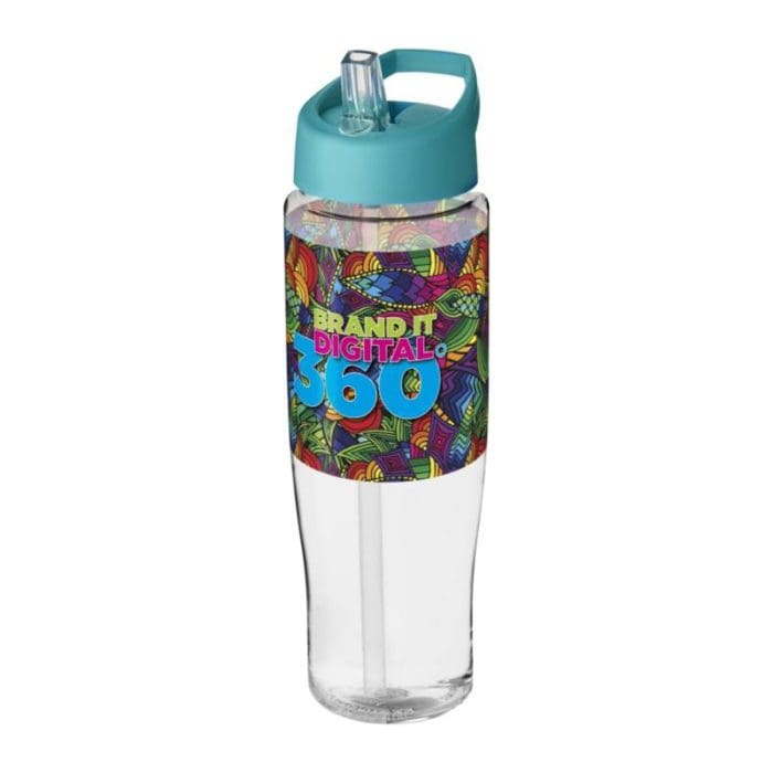 H2O Active Tempo Spout Lid Bottle 700ml CLR AQ