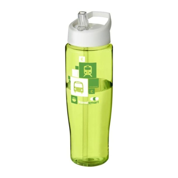 H2O Active Tempo Spout Lid Bottle 700ml LGN WH