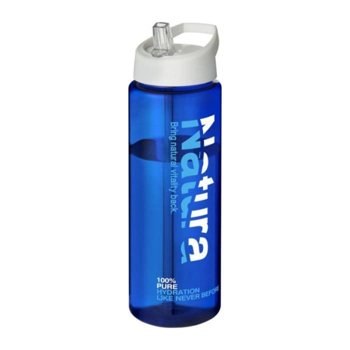 H2O Active Vibe Spout Lid Bottle 850ml BL WH