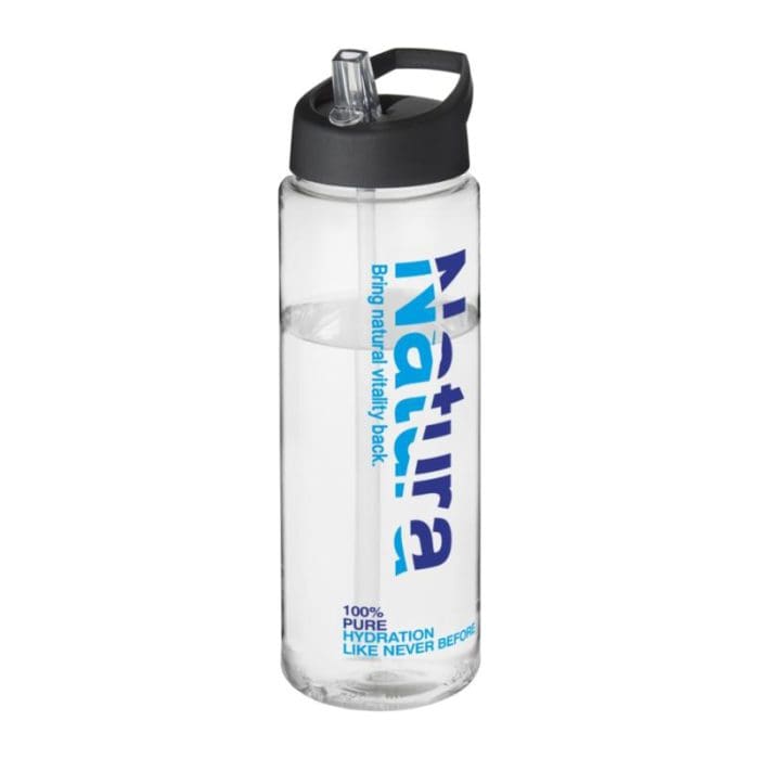 H2O Active Vibe Spout Lid Bottle 850ml CLR BK